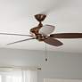 Thumbnail2 of 52" Renew Bronze AC Ceiling Fan w/ Walnut and Cherry Blades