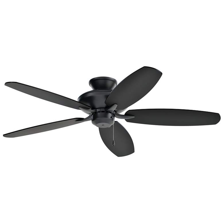 Image 2 52" Renew Satin Black Ceiling Fan