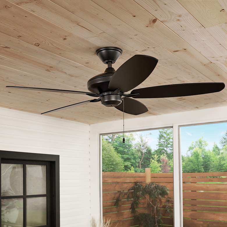 Image 6 52" Renew Satin Black Ceiling Fan more views