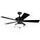 52" Riverfront Aged Bronze Brushed LED Outdoor Ceiling Fan