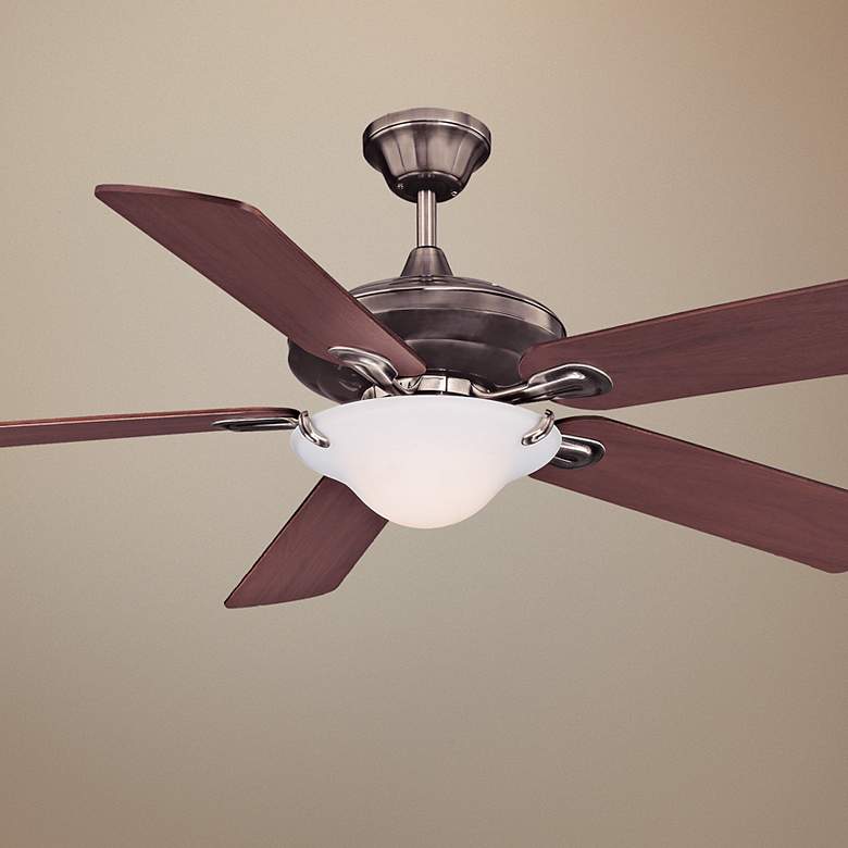 Image 1 52 inch Savoy House Macon Brushed Pewter Finish Ceiling Fan
