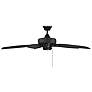 3_52" Savoy House Matte Black Pull Chain Ceiling Fan more views