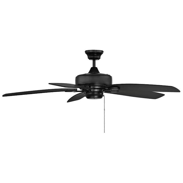 Image 4 52" Savoy House Matte Black Pull Chain Ceiling Fan more views