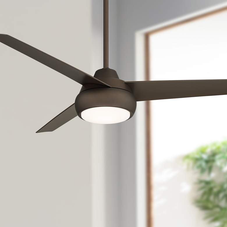 Image 1 52 inch Skye Hawk Bronze Modern Indoor LED Ceiling Fan