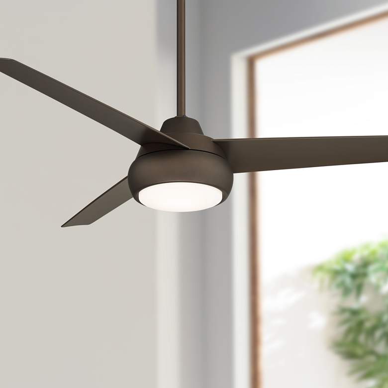 Image 1 52" Skye Hawk Bronze Modern Indoor LED Ceiling Fan