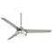 52" Skye Hawk Brushed Nickel Indoor LED Ceiling Fan with Remote