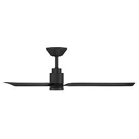 Image3 of 52" Smooth Matte Black LED Smart Ceiling Fan more views