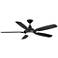 52" Solero Matte Black LED Ceiling Fan