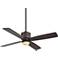 52" Strata Oil-Rubbed Bronze Ceiling Fan with Light
