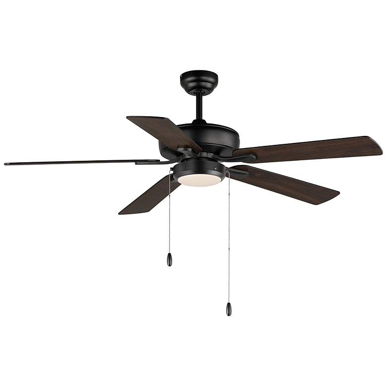 Image 1 52" Super-Max Fan w/ LED Light Kit - Black Black