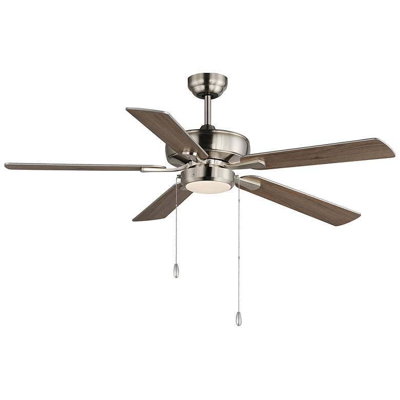 Image 2 52" Super-Max Fan w/ LED Light Kit - Nickel Satin Nickel more views