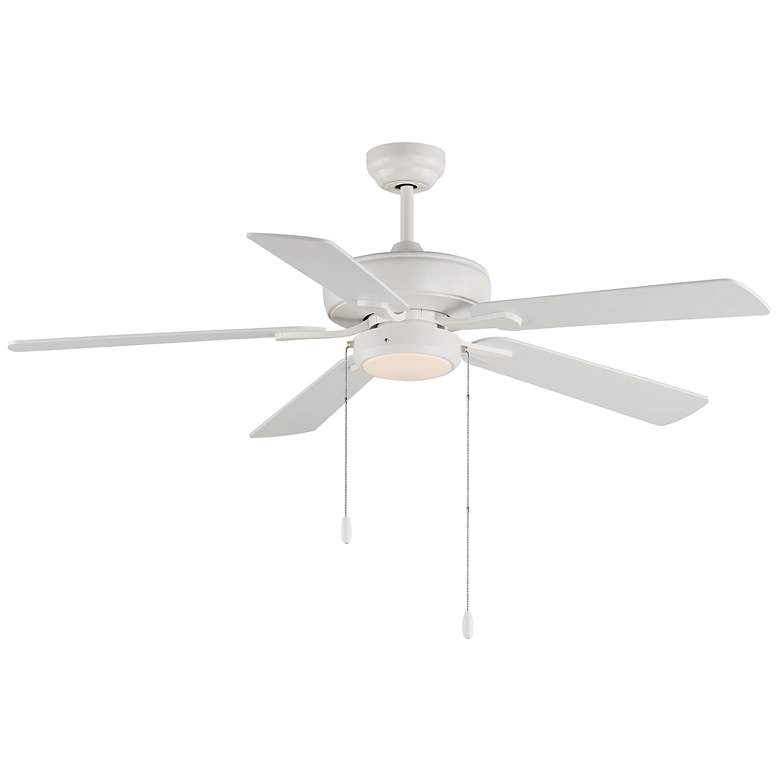 Image 2 52" Super-Max Fan w/ LED Light Kit - White Matte White more views