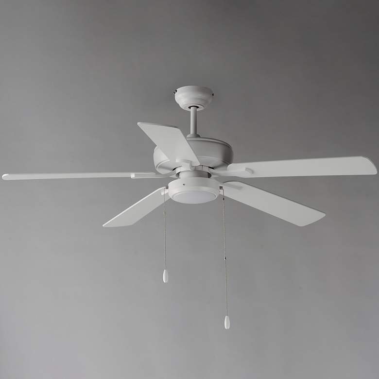 Image 3 52" Super-Max Fan w/ LED Light Kit - White Matte White more views