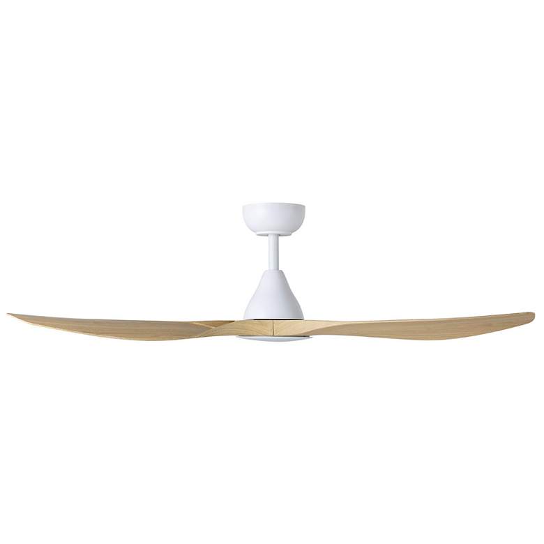 Image 4 52" Surfline Matte White and Coastal Oak LED Ceiling Fan more views