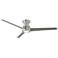52" Tip Top Brushed Aluminum 2700K LED Hugger Ceiling Fan