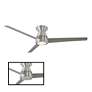4_52" Tip Top Brushed Aluminum 2700K LED Hugger Ceiling Fan more views