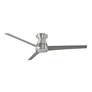 5_52" Tip Top Brushed Aluminum 2700K LED Hugger Ceiling Fan more views