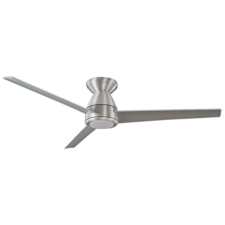 Image 6 52" Tip Top Brushed Aluminum 2700K LED Hugger Ceiling Fan more views