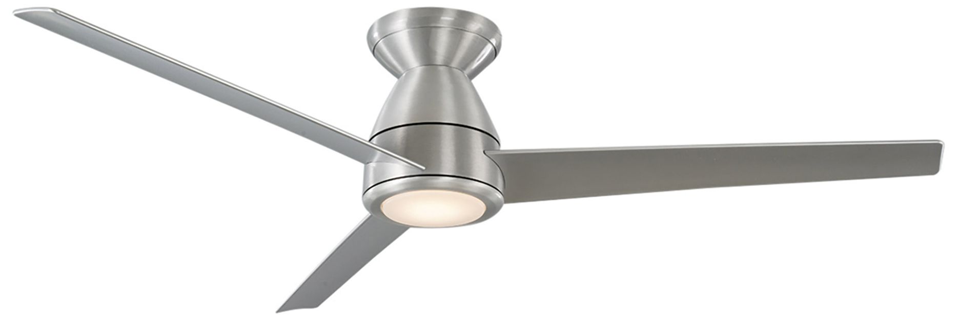 Image 3 52" Tip Top Brushed Aluminum 3500K LED Smart Ceiling Fan - Made to Ord
