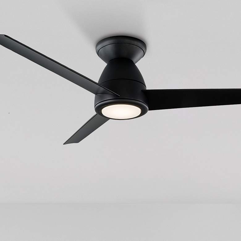 Image 1 52" Tip Top Matte Black 2700K LED Smart Ceiling Fan