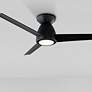 1_52" Tip Top Matte Black 2700K LED Smart Ceiling Fan