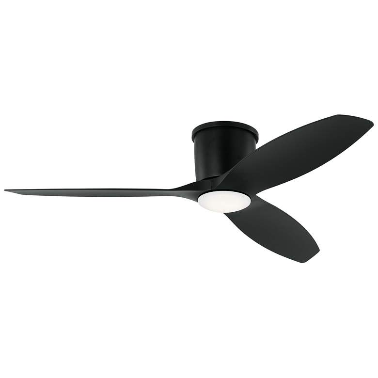 Image 1 52" Titus Midnight Black LED Ceiling Fan
