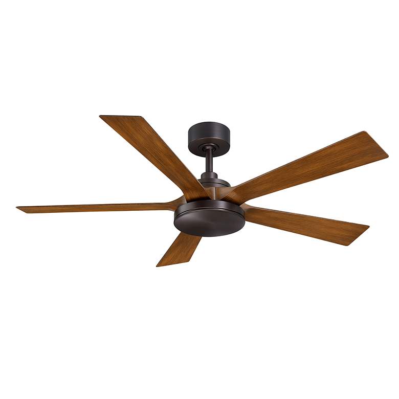 Image 2 52" TorchAire Bronze LED Smart Ceiling Fan with Koa Blades more views