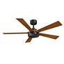 2_52" TorchAire Bronze LED Smart Ceiling Fan with Koa Blades more views