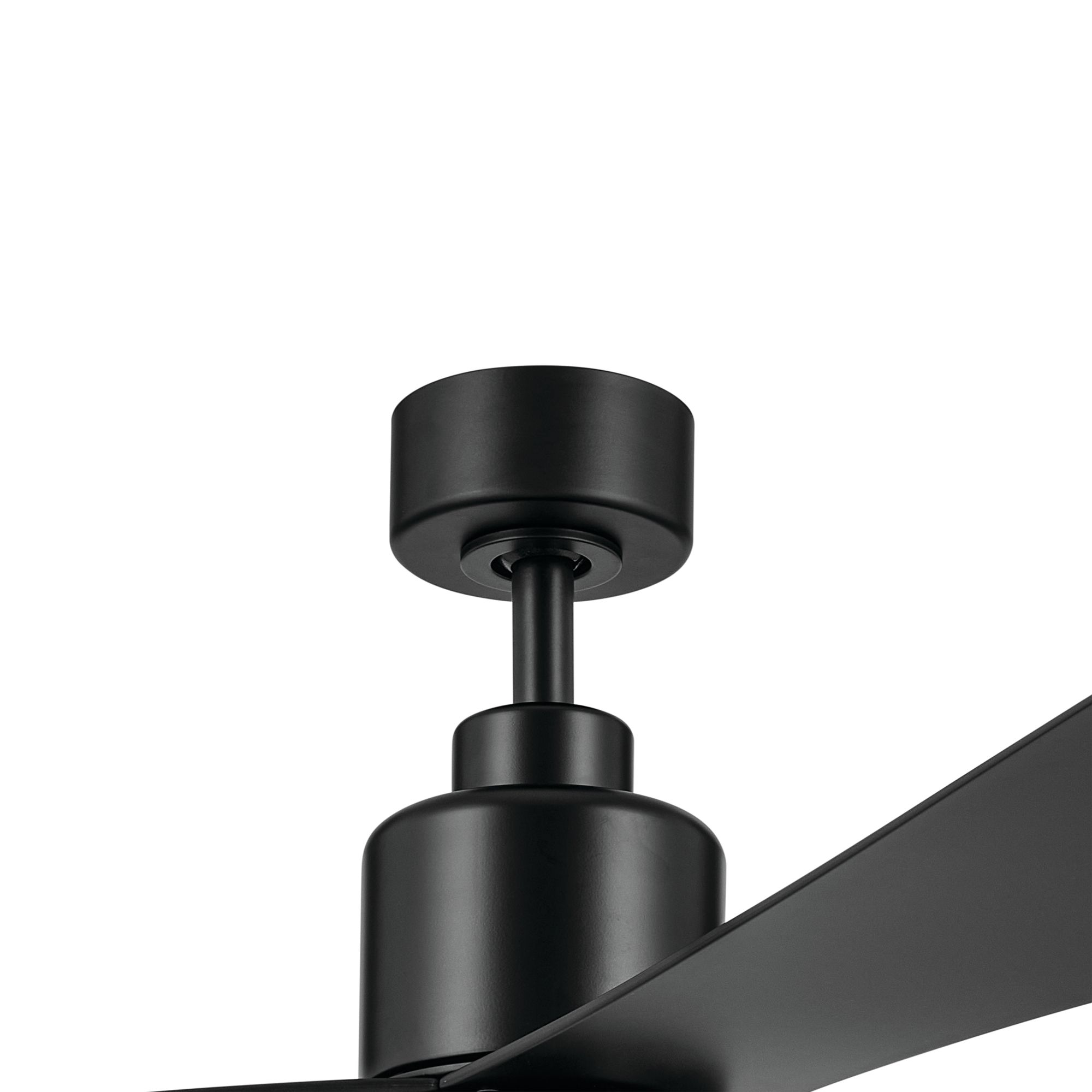 Image 4 52 Inch True Ceiling Fan in Satin Black with Satin Black Blades more views