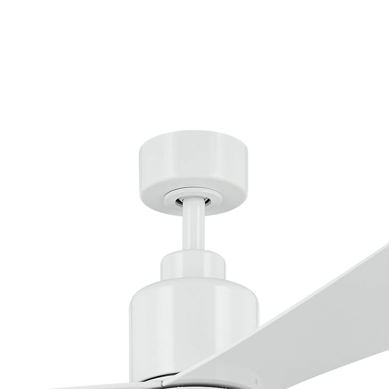 Image 5 52 Inch True Ceiling Fan in White with White Blades more views