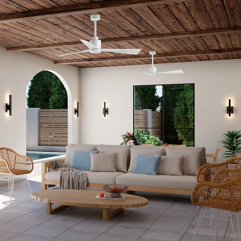 Image 7 52 Inch True Ceiling Fan in White with White Blades more views