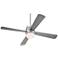 52" Verano™ Opal Glass Brushed Nickel Ceiling Fan