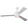 52" Vision Matte White Modern LED Ceiling Fan with Remote