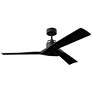 52" Visual Comfort Alma Matte Black Smart Ceiling Fan