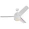 52" Visual Comfort and Co. Lunar White Finish Ceiling Fan