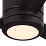 3_52" Visual Comfort Clarity LED Bronze Indoor Hugger Fan with Remote more views