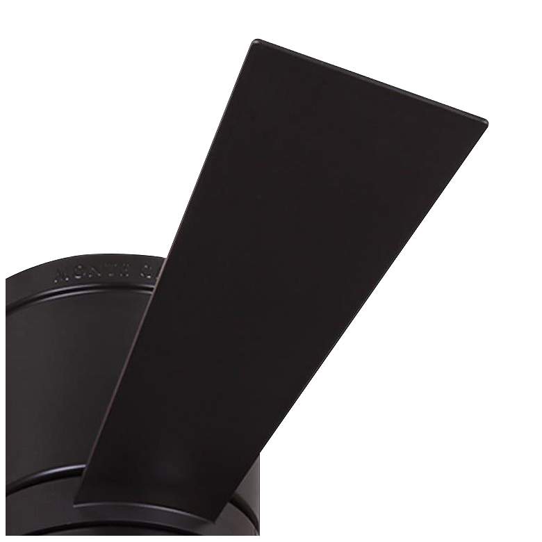 Image 4 52" Visual Comfort Clarity LED Bronze Indoor Hugger Fan with Remote more views