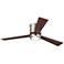52" Visual Comfort Clarity Steel Modern Hugger LED Fan with Remote