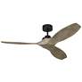 2_52" Visual Comfort Collins Aged Pewter Damp Smart Ceiling Fan
