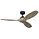 52" Visual Comfort Collins Aged Pewter Damp Smart Ceiling Fan