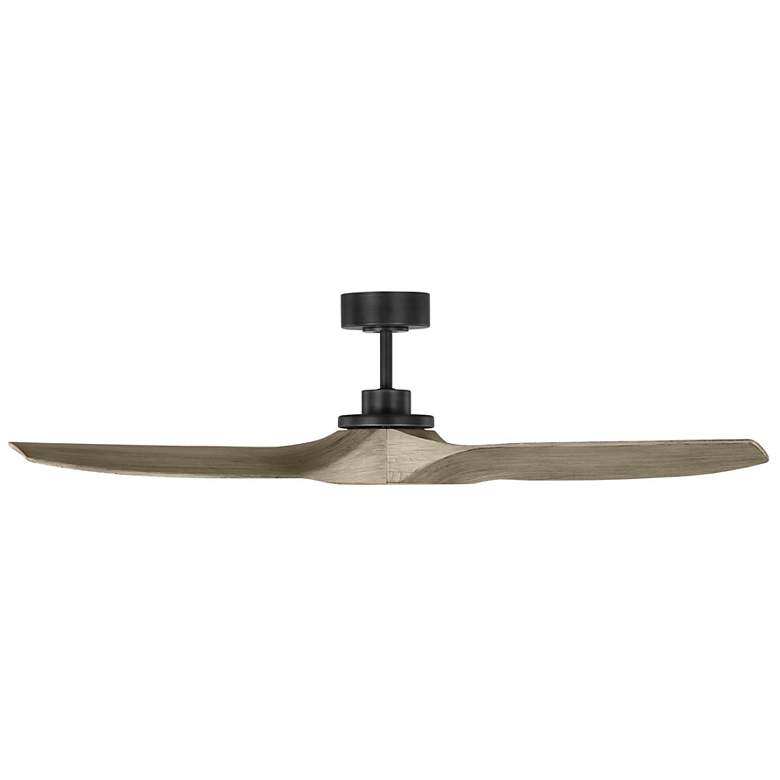 Image 3 52" Visual Comfort Collins Aged Pewter Damp Smart Ceiling Fan more views