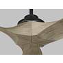 4_52" Visual Comfort Collins Aged Pewter Damp Smart Ceiling Fan more views