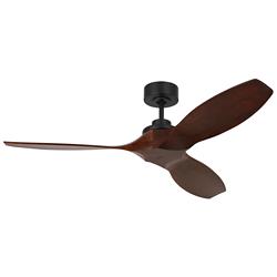 52" Visual Comfort Collins Black-Walnut Smart Ceiling Fan