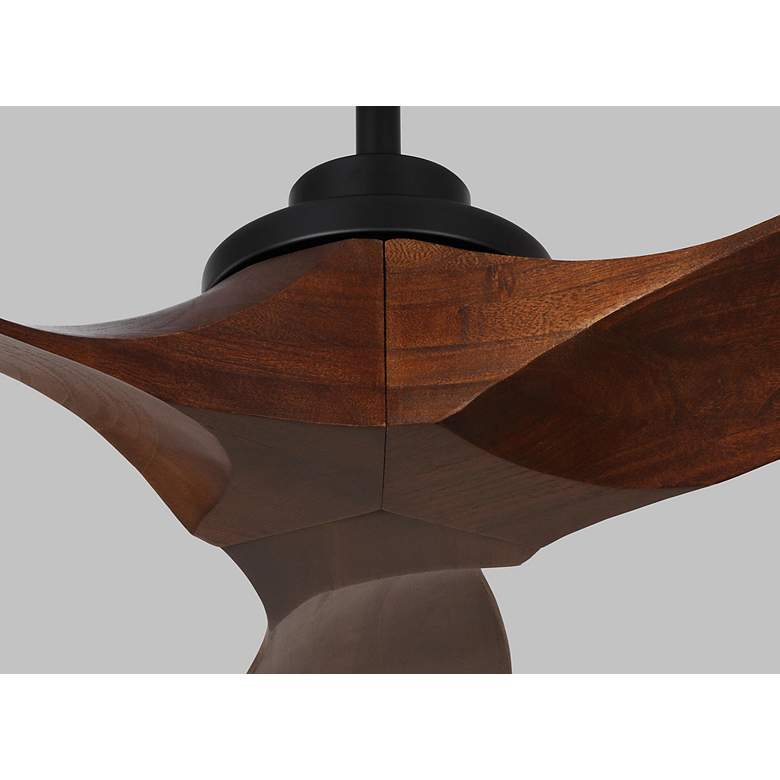 Image 3 52" Visual Comfort Collins Black-Walnut Smart Ceiling Fan more views