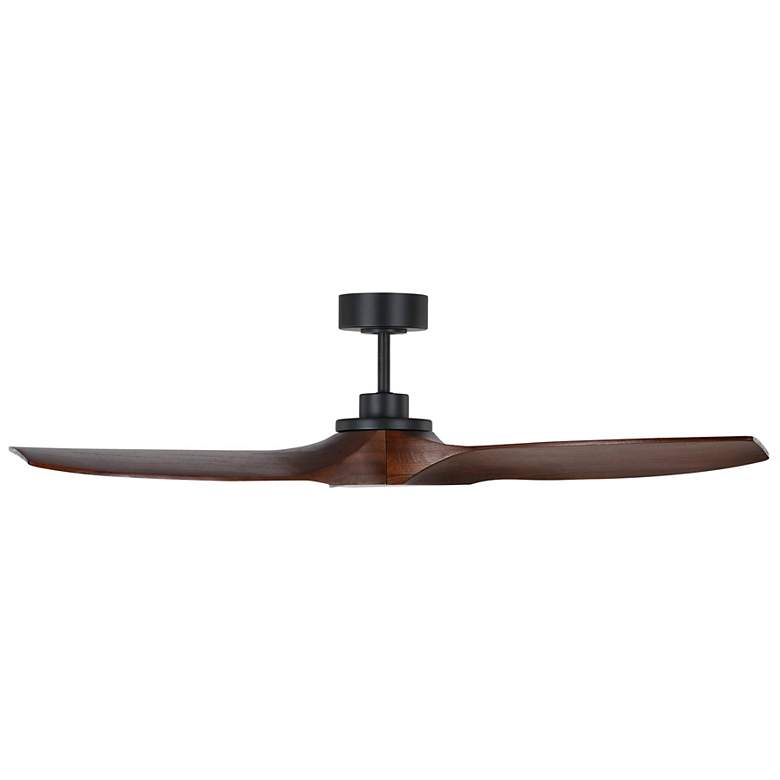 Image 4 52" Visual Comfort Collins Black-Walnut Smart Ceiling Fan more views