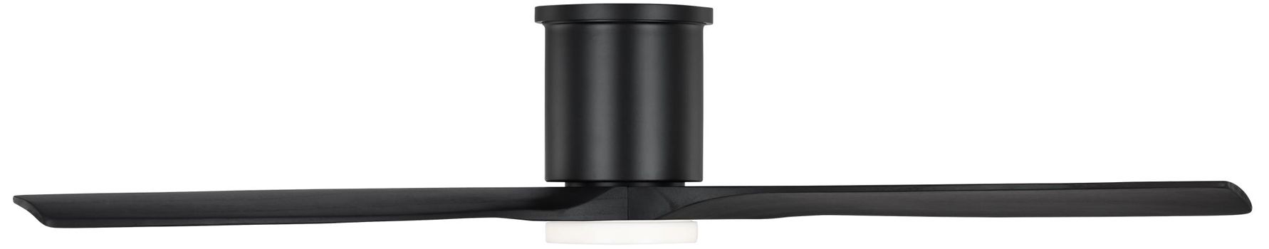 Image 2 52" Visual Comfort Collins Midnight Black Outdoor Hugger LED Smart Fan more views