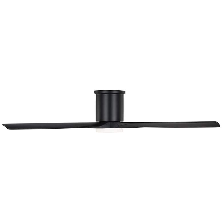 Image 2 52" Visual Comfort Collins Midnight Black Outdoor Hugger LED Smart Fan more views