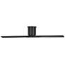 2_52" Visual Comfort Collins Midnight Black Outdoor Hugger LED Smart Fan more views