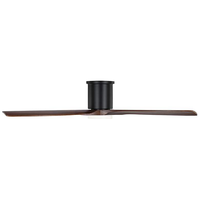 Image 4 52" Visual Comfort Collins Midnight Black Outdoor Hugger LED Smart Fan more views