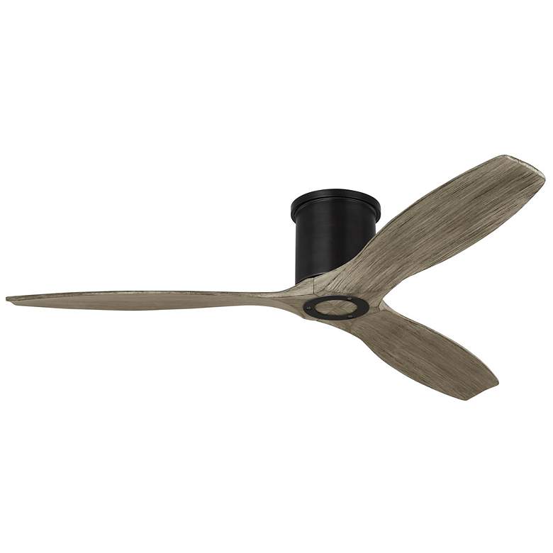 Image 2 52" Visual Comfort Collins Pewter Outdoor Hugger Smart Ceiling Fan